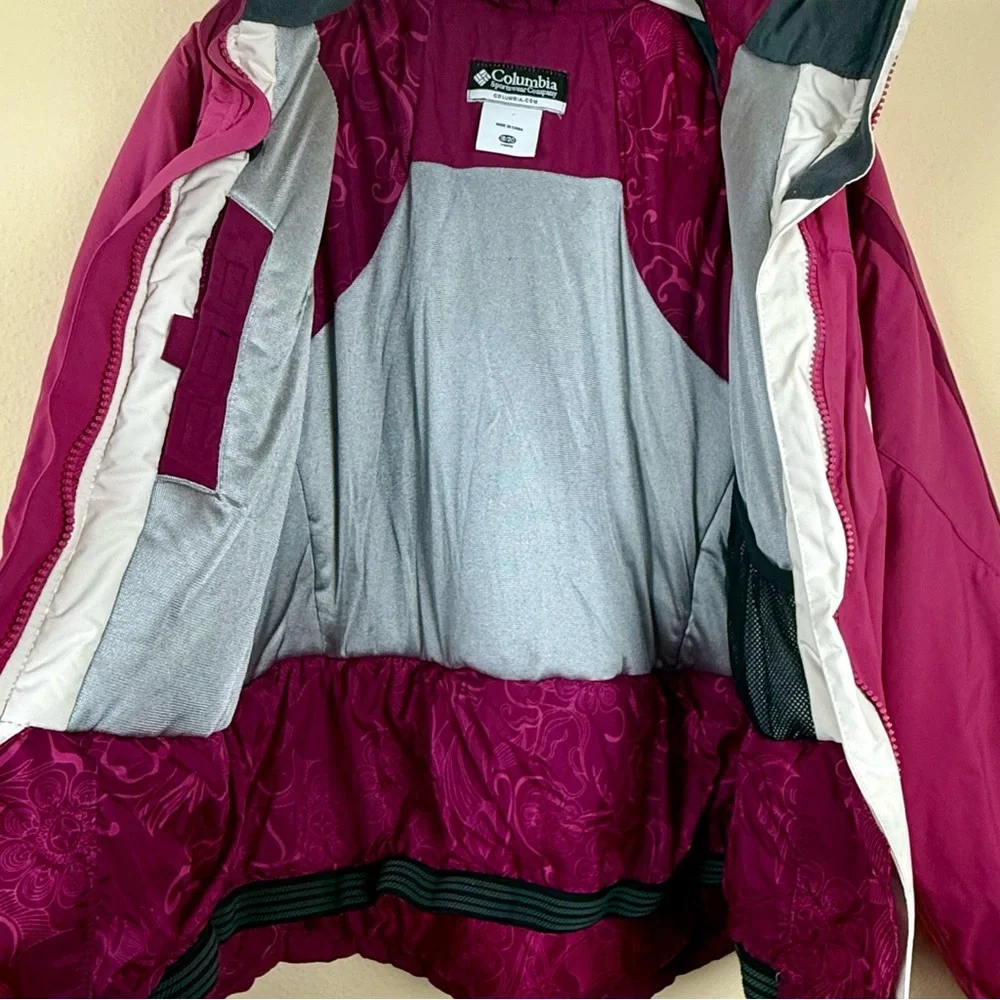 Columbia Jacket Girls XL 18/20 Pink Womens S Snow Ski Shell Waterproof